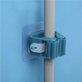 Strong Wall Mounted Wiper/Mop Organizer Holder/Hook - Brush Broom Hanger - Storage Rack Kitchen Clip